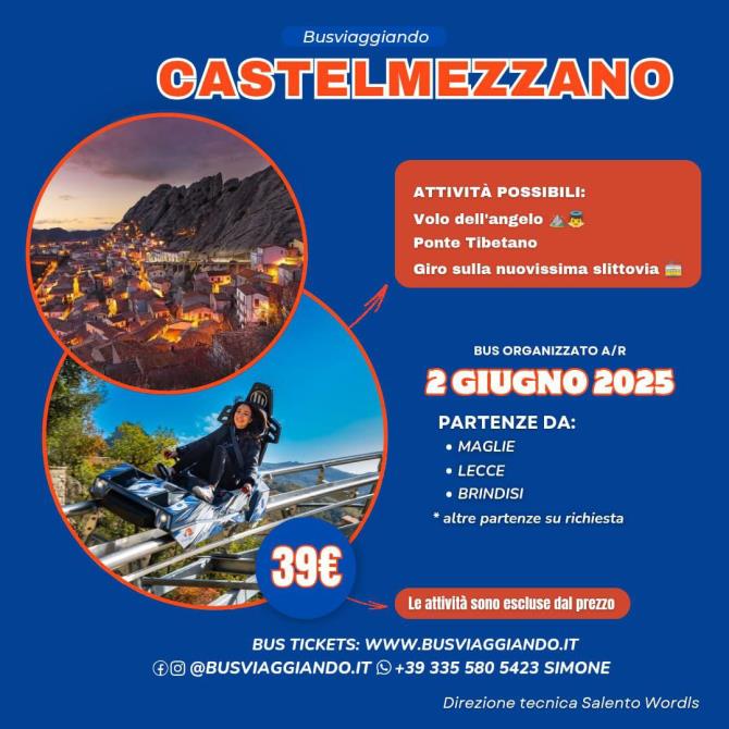 Castelmezzano - Volo dell'angelo e slittovia